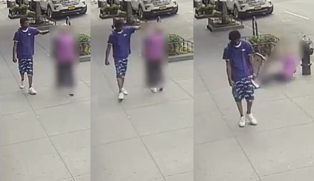 Vídeo: Homem agride senhora de 92 anos que fica caída na calçada
