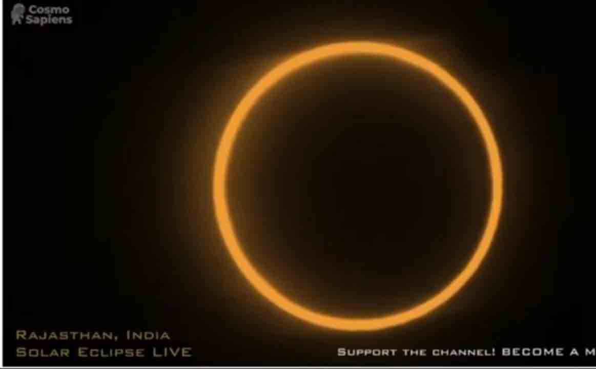 Primeiro eclipse solar de 2020 oferece imagens de um anel de fogo