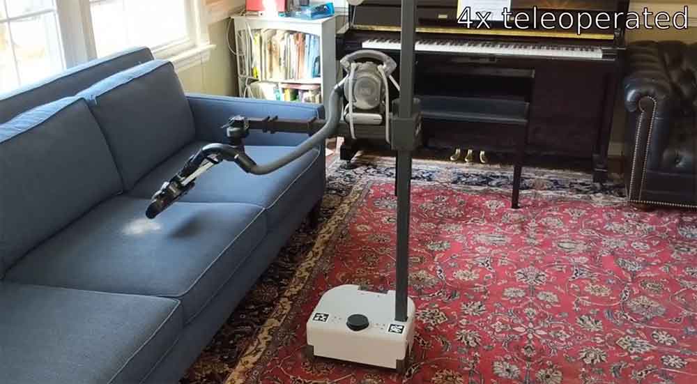 Ex-diretor de robótica da Google desenvolve robô que se encarrega de tarefas domésticas. Foto: Youtube