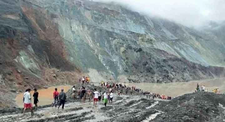 126 mortos devido a deslizamento em mina de Jade, número pode aumentar