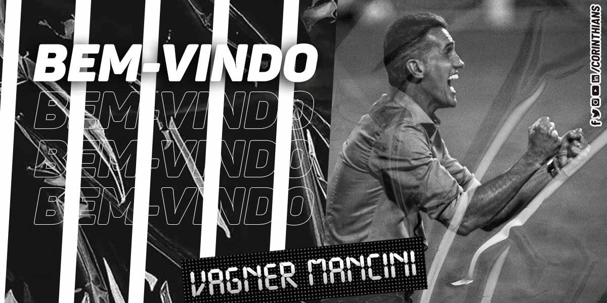 Corinthians anuncia contratação Vagner Mancini como novo técnico. Foto: Reprodução Twitter