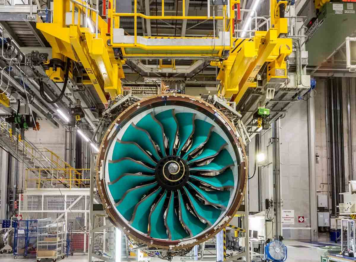 Rolls-Royce inicia produção do maior motor aeronáutico do mundo. Foto: Divulgação