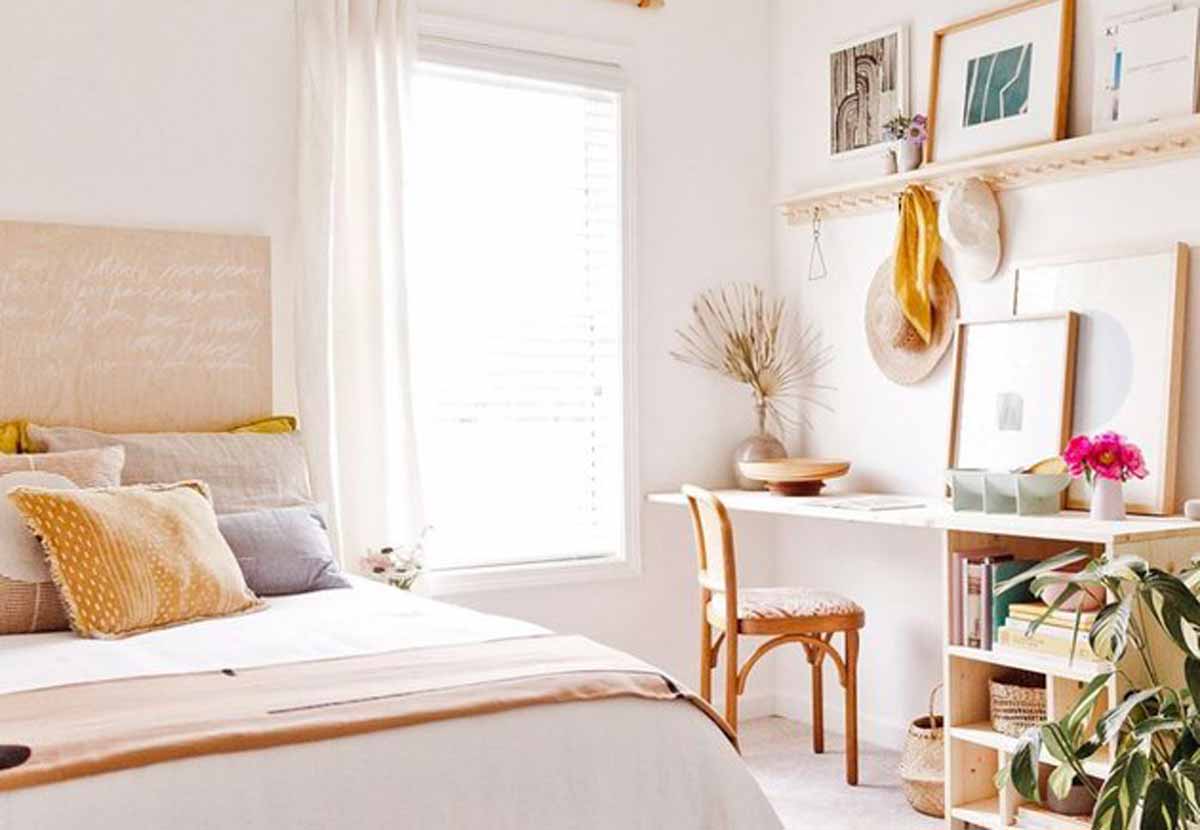 Home office no quarto: 9 ideias simples para montar seu 'bedroom office'. Foto: Divulgação