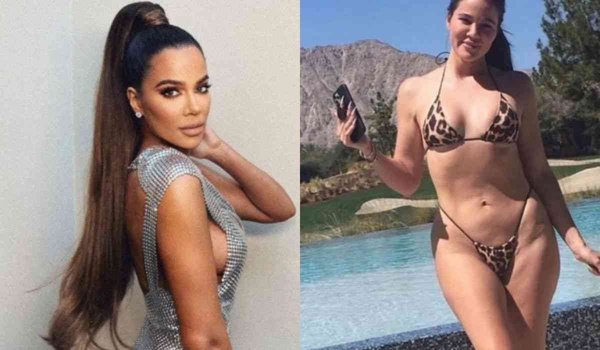 Khloé Kardashian é acusada de usar Photoshop após foto vazar na web (Foto: Reprodução/Instagram)