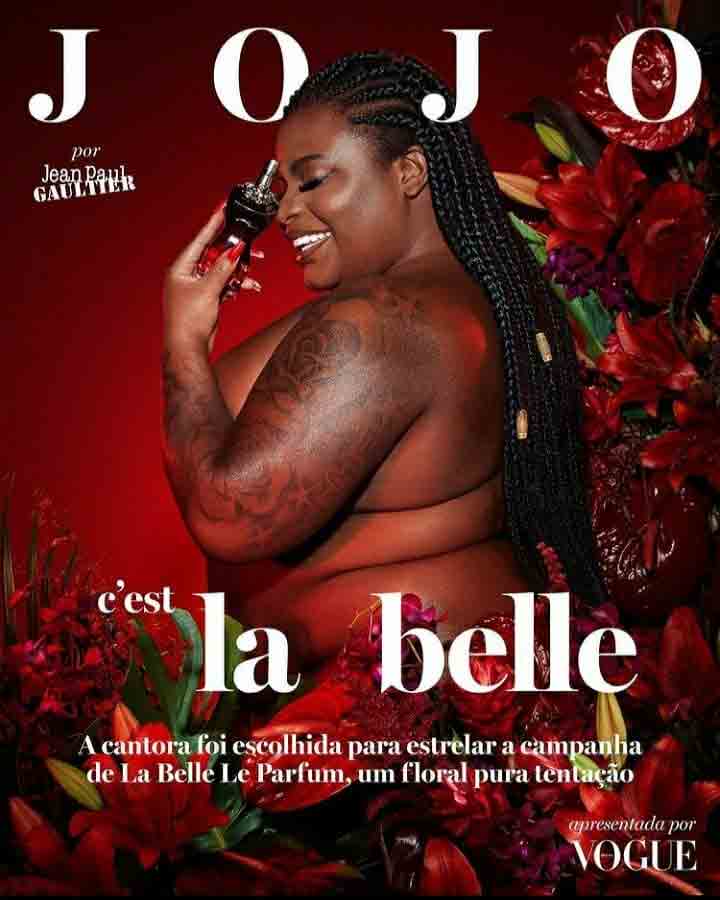 Jojo Todynho posa nua para campanha de perfume. Foto: Reprodução Instagram