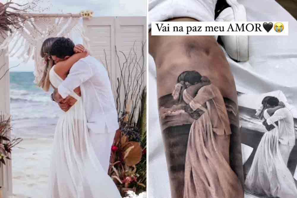 Viúva de MC Kevin faz tatuagem em homenagem ao cantor: "Um dia nos reencontraremos" (Foto: Reprodução/Instagram)