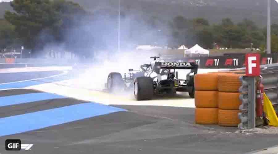 Verstappen supera Hamilton e fica com a pole do GP da França de F1. Foto: Reprodução Twitter