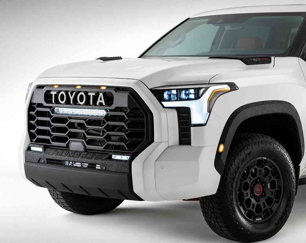 Toyota revela primeira foto oficial da nova picape Tundra 2022. Foto: Reprodução Twitter