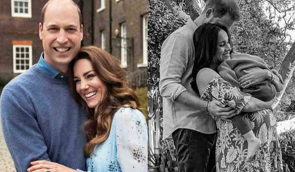 Príncipe William e Kate saúdam Harry e Meghan por nascimento da filha (Foto: Reprodução/Instagram)