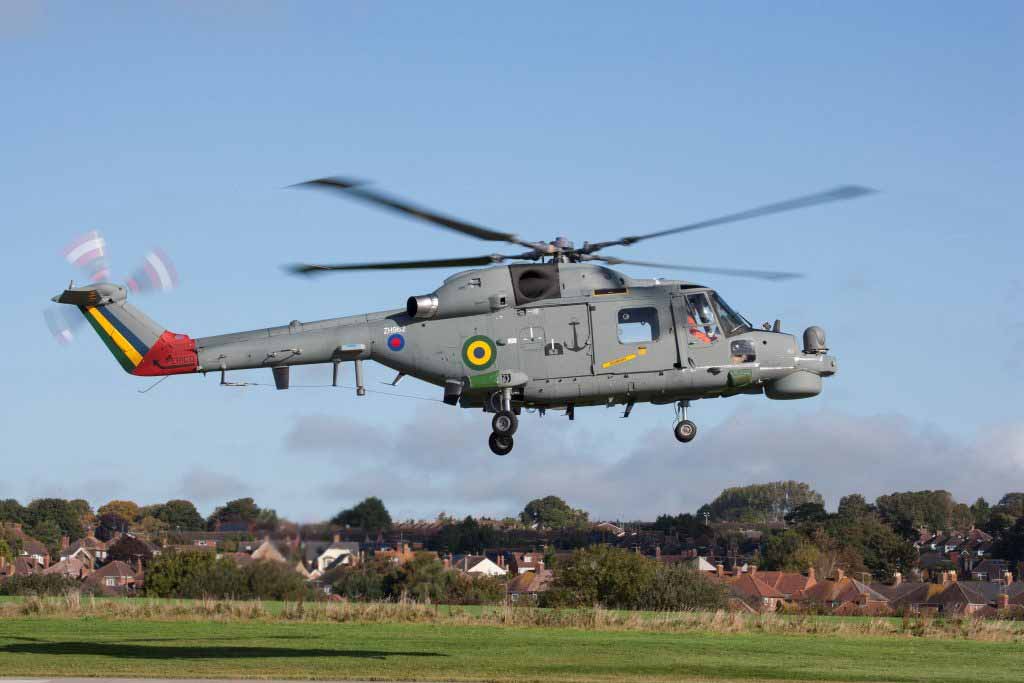 O helicóptero Super Lynx, no Brasil é chamada de MK-21B. Foto: Divulgação