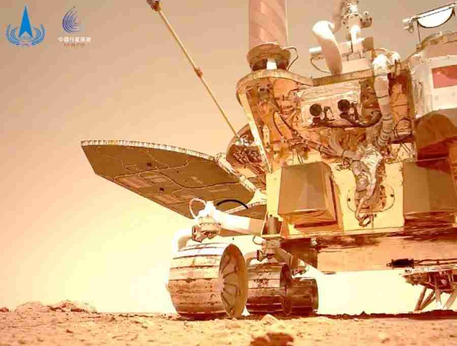China divulga sons captados pelo robô Zhurong em Marte