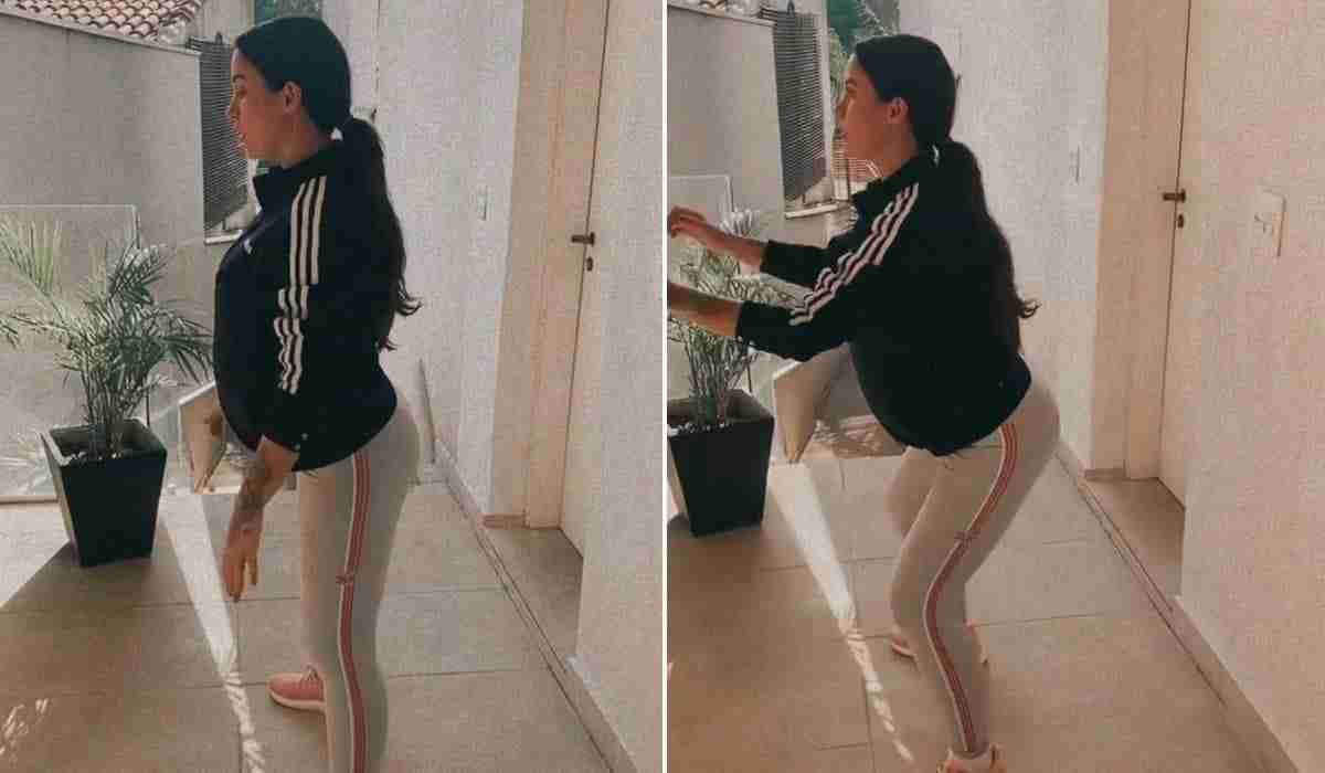 Bianca Andrade posta rotina de treino com 38 semanas de gravidez (Foto: Reprodução/Instagram)