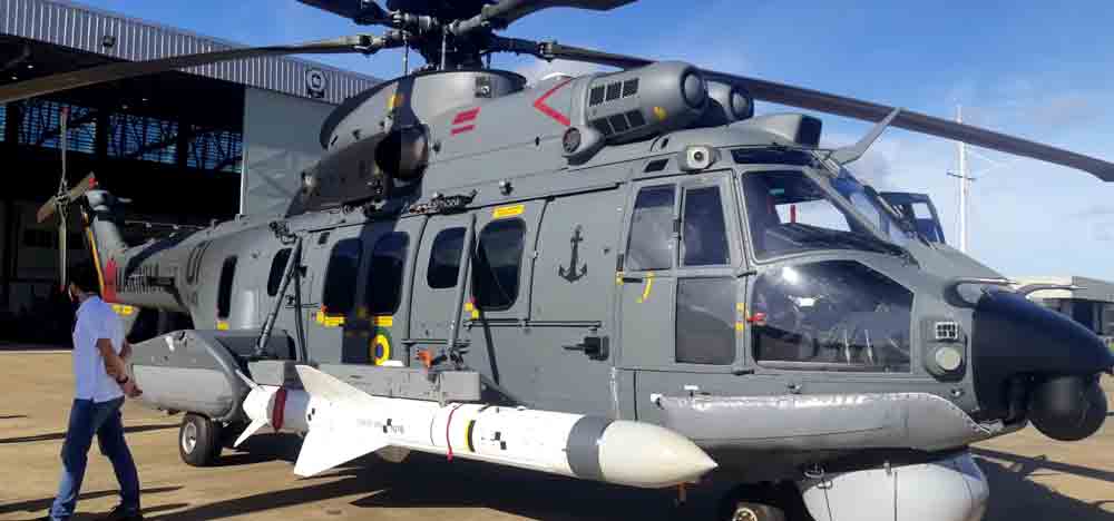 Vídeo: Certificação da FAB para o lançamento do míssil AM39 Exocet pelo helicóptero H225M Naval. Foto: Divulgação