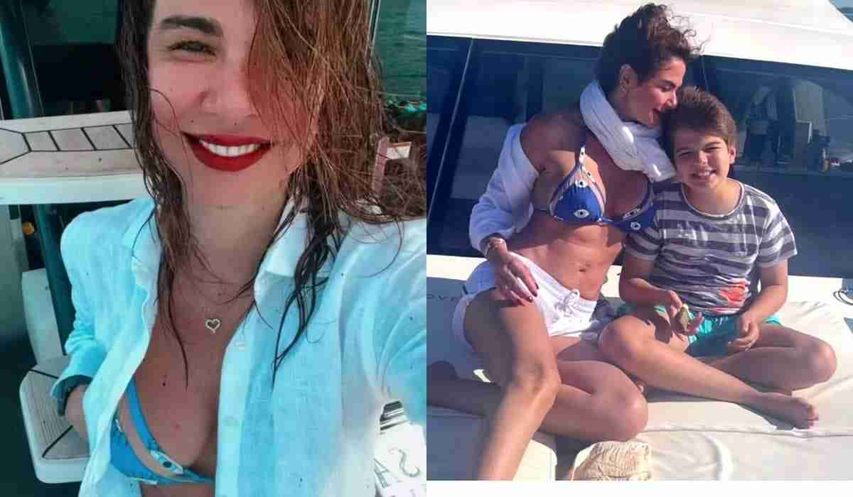 Luciana Gimenez curte passeio de barco com o filho pelo litoral de Miami (Foto: Reprodução/Instagram)