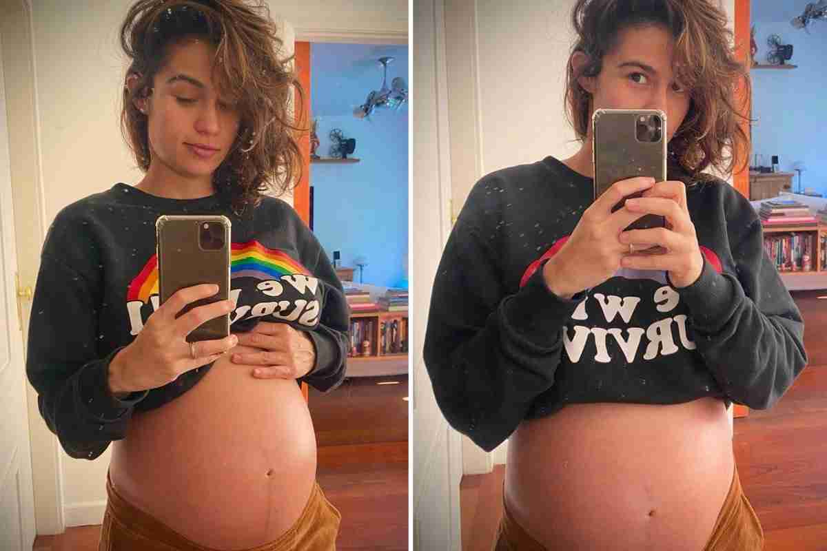 Nanda Costa exibe o barrigão de gravidez e se derrete: "Gerando esperança" (Foto: Reprodução/Instagram)