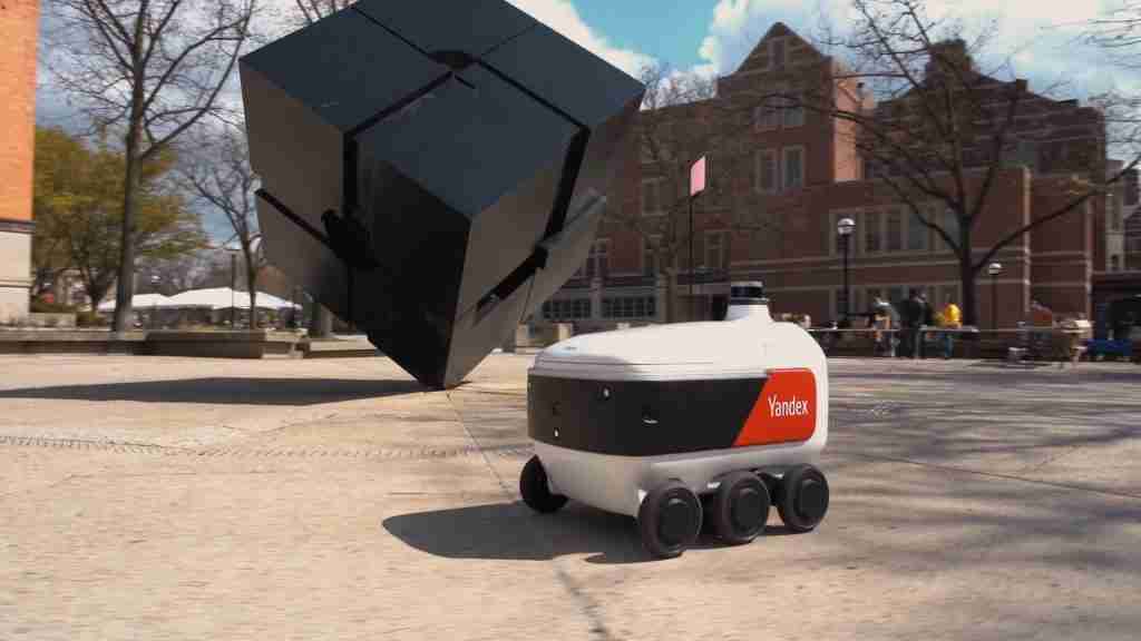 Yandex vai implantar serviço de entrega com robôs em universidades dos EUA