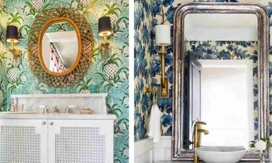 Papel de parede: 10 ideias para deixar seu banheiro cheio de cor e poder
