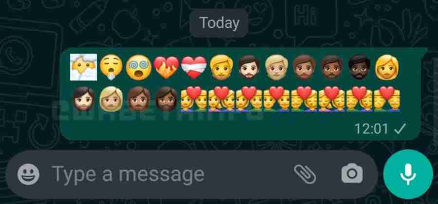 Versão beta do WhatsApp para Android traz novo pacote de emojis