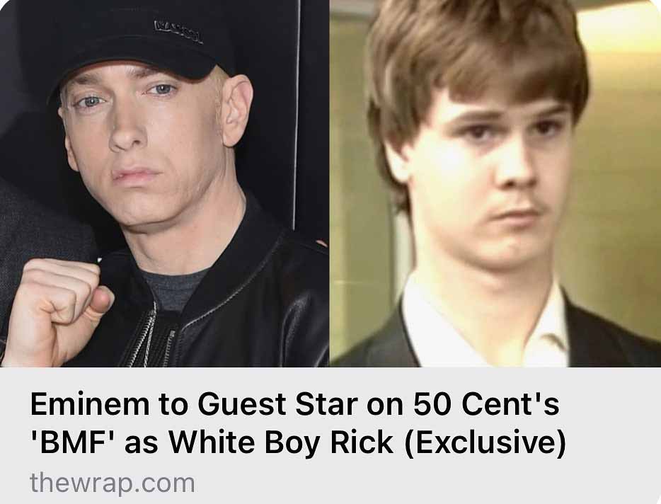 Eminem estreará série "BMF", produzida pelo rapper 50 Cent. Foto: Reprodução Instagram