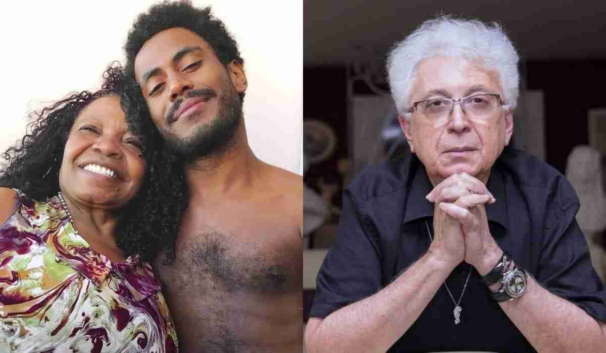 Ícaro Silva posa com a mãe e rebate Aguinaldo Silva: ‘ignorância racista’ (Foto: Reprodução/Instagram/Twitter)