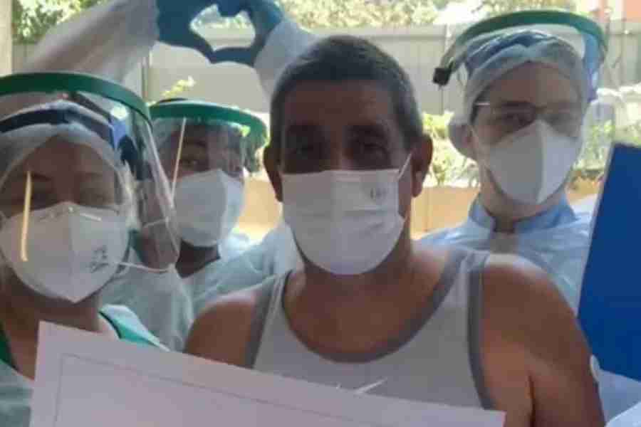 Zeca Pagodinho se cura da Covid-19 e recebe alta do hospital (Foto: Reprodução/Instagram)