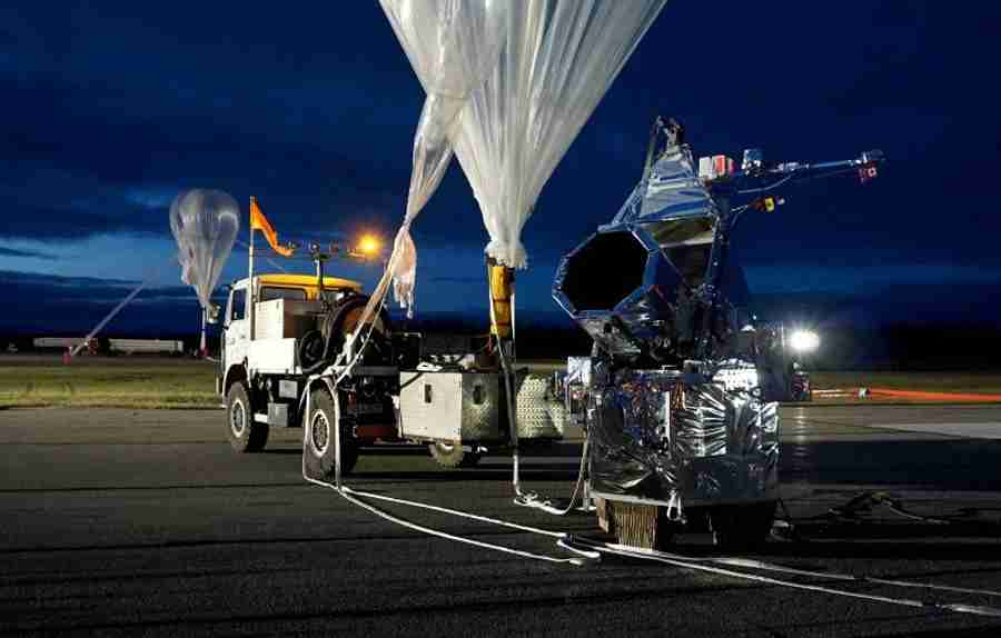 Balão do tamanho de um campo de futebol vai lançar novo telescópio espacial