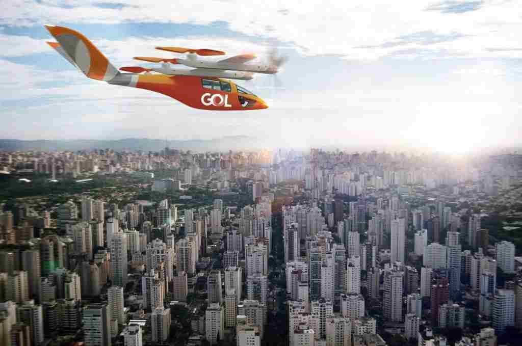 Gol terá serviço aéreo com ‘carros voadores’ no Brasil