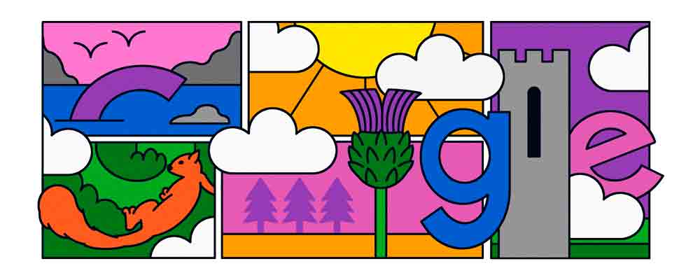Google homenageia o Dia de Santo André 2021. Foto: Reprodução Google