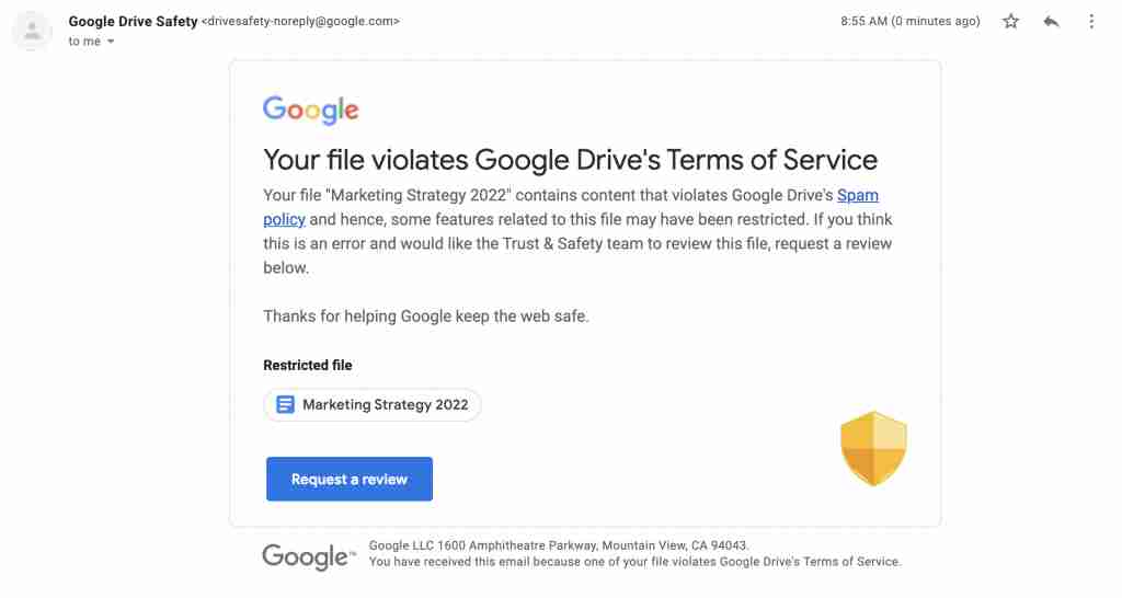 abuse notification email google drive 2 e1640041278983