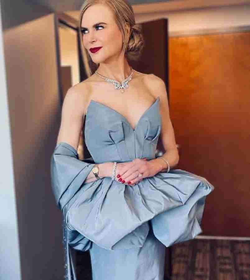 Oscar 2022: cor do vestido de Nicole Kidman foi criada especialmente para a atriz. Saiba detalhes!
