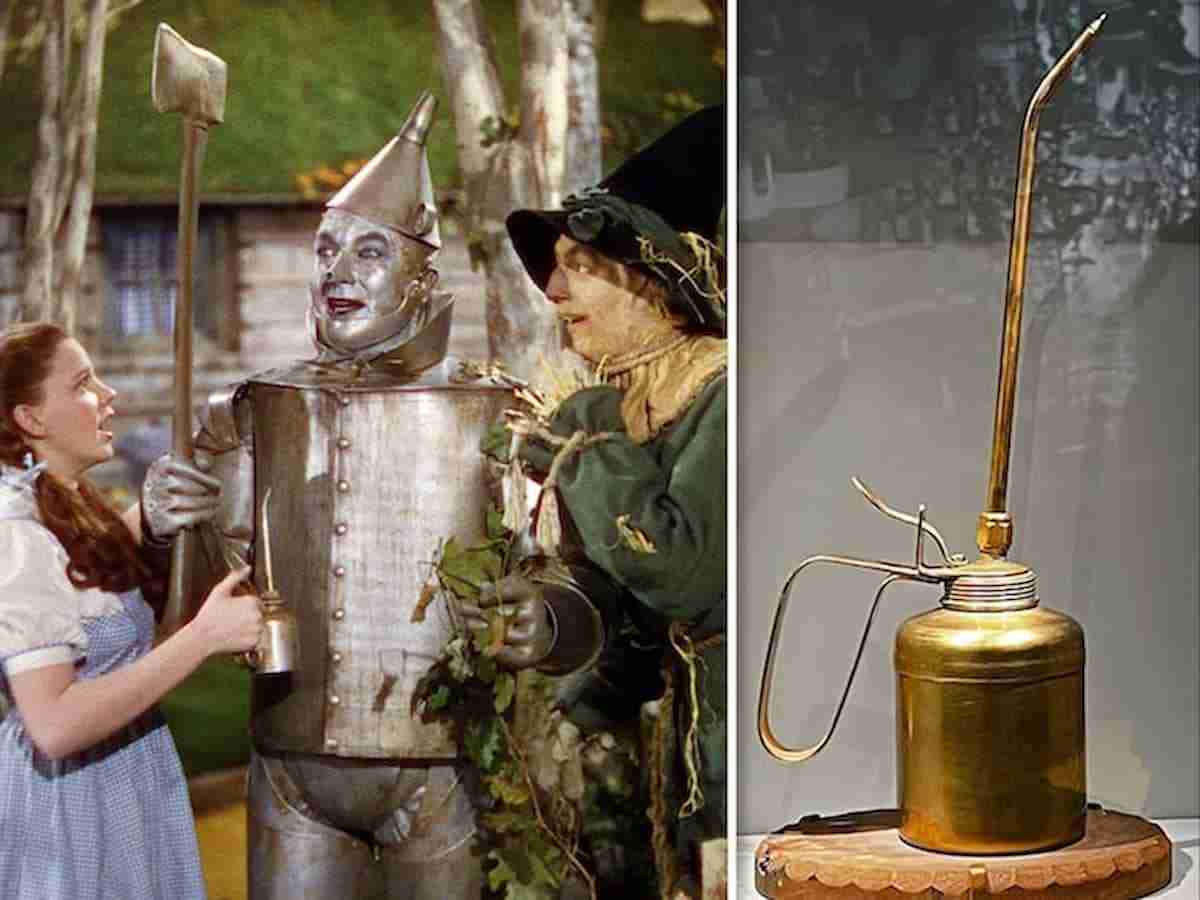 Lata de óleo do Home de Lata, de O Mágico de Oz, é leiloada. Foto: Reprodução: Youtube | Divulgação: Kruse GWS Auctions