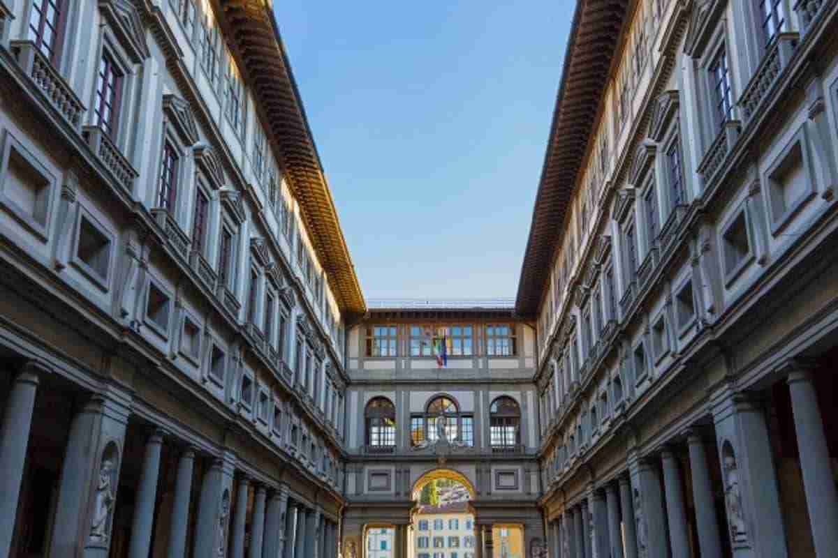 Galerias Uffizi, em Florença, batem Coliseu como lugar de arte e cultura mais visitado da Itália. Foto: Divulgação/ Italymagazine.com