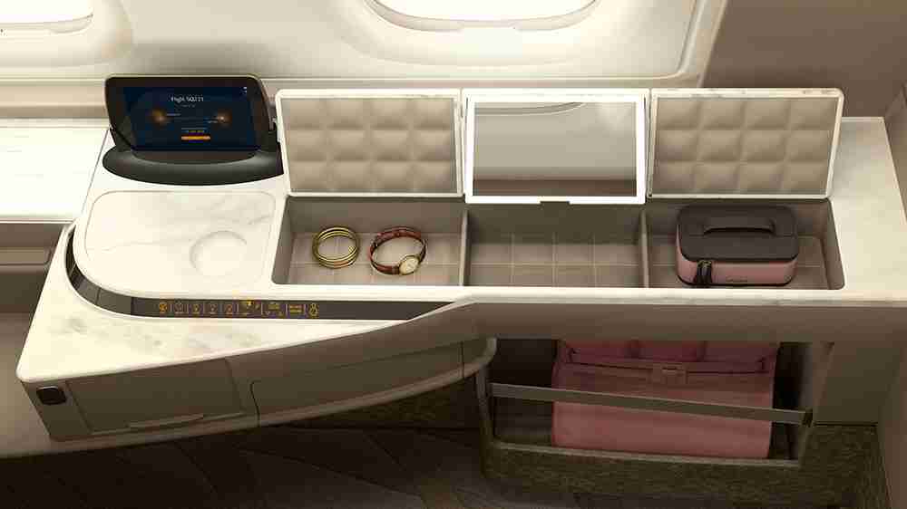 Viagem de primeira classe com cama de casal: cia aérea Singapore Airlines está voltando em grande estilo