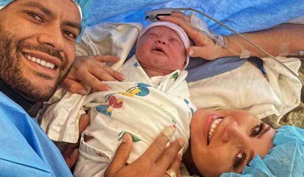 Hulk e Camila Ângelo anunciam nascimento da filha Zaya: ‘nossa benção’ (Foto: Reprodução/Instagram)