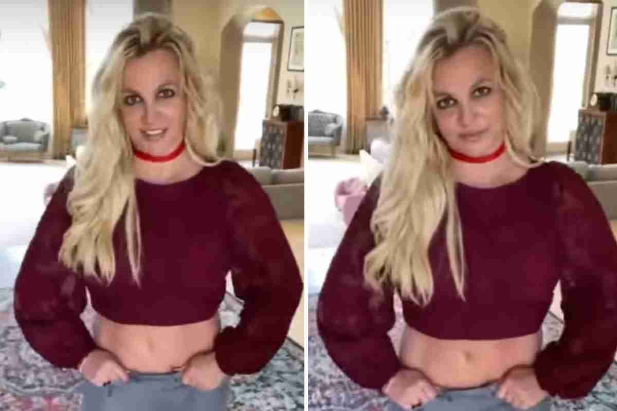 Após anunciar gravidez, Britney Spears exibe barriguinha (Foto: Reprodução/Instagram)