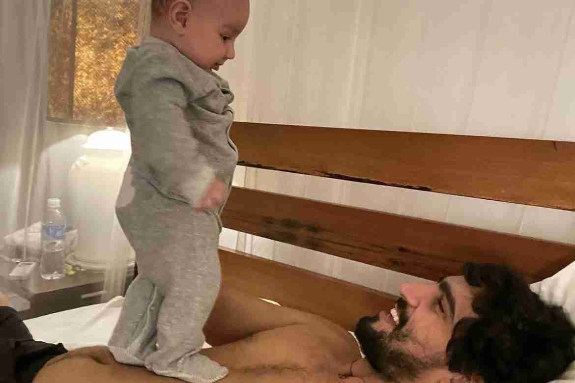 Thaila Ayala mostra Renato Góes com o filho: “Minha vida todinha” (Foto: Reprodução/Instagram)