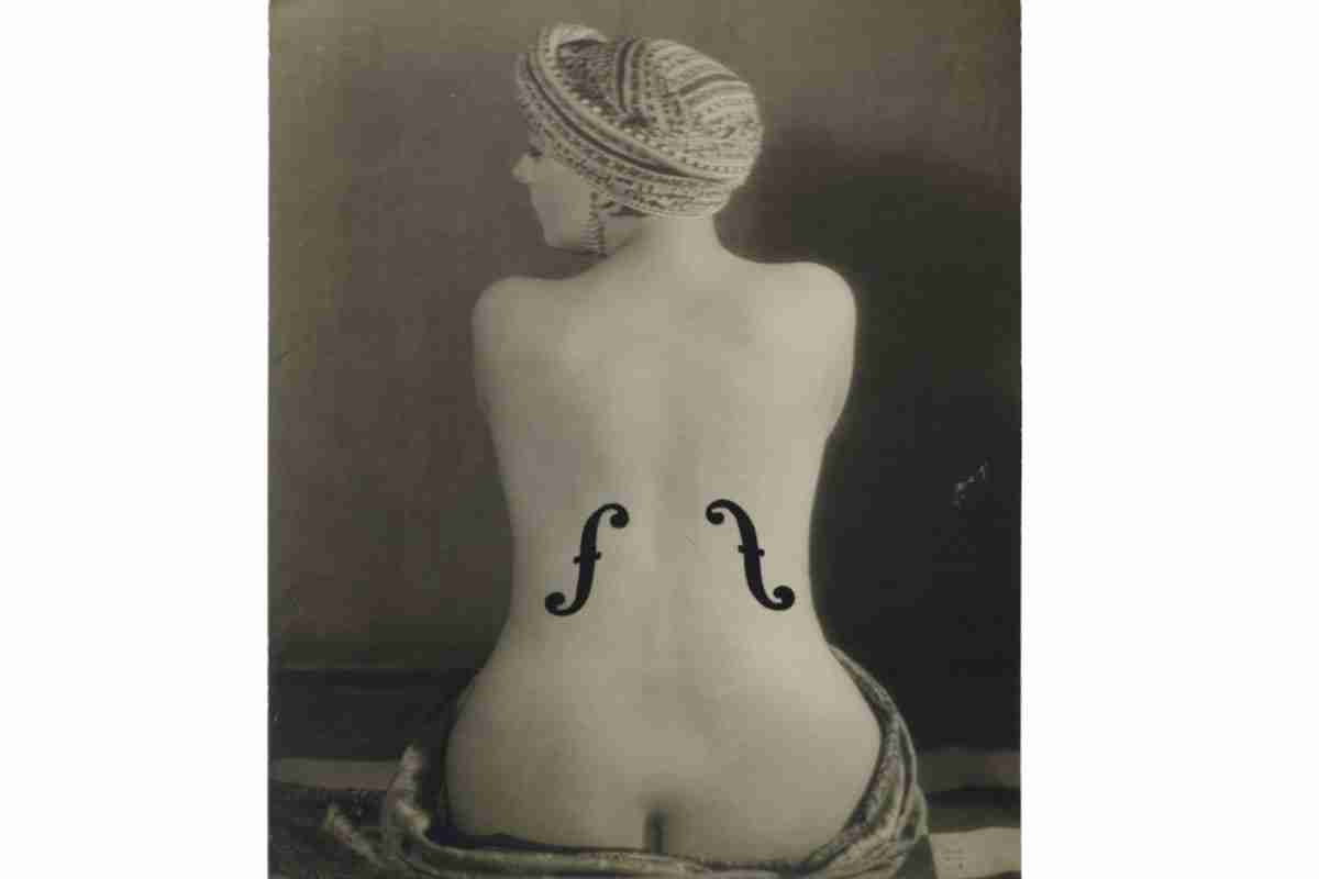 A icônica foto de Man Rau, Le Violon d’Ingres, se tornou a foto mais cara do mundo. Foto: Divulgação/ Christie’s