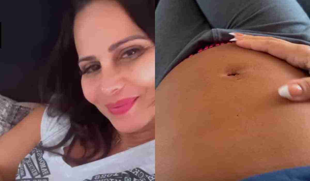 Grávida, Viviane Araújo se emociona com chutes do bebê: ‘tão gostoso’ (Foto: Reprodução/Instagram)