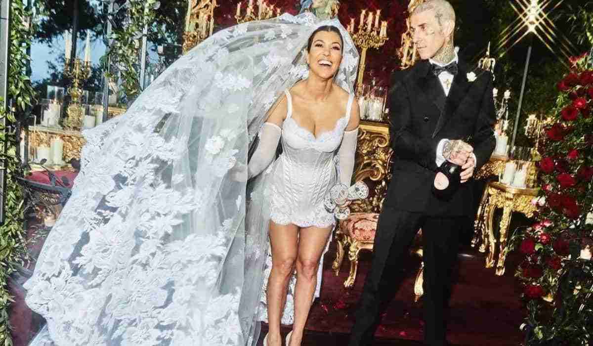 Kourtney Kardashian e Travis Barker se casam na Itália: ‘felizes para sempre’ (Foto: Reprodução/Instagram)
