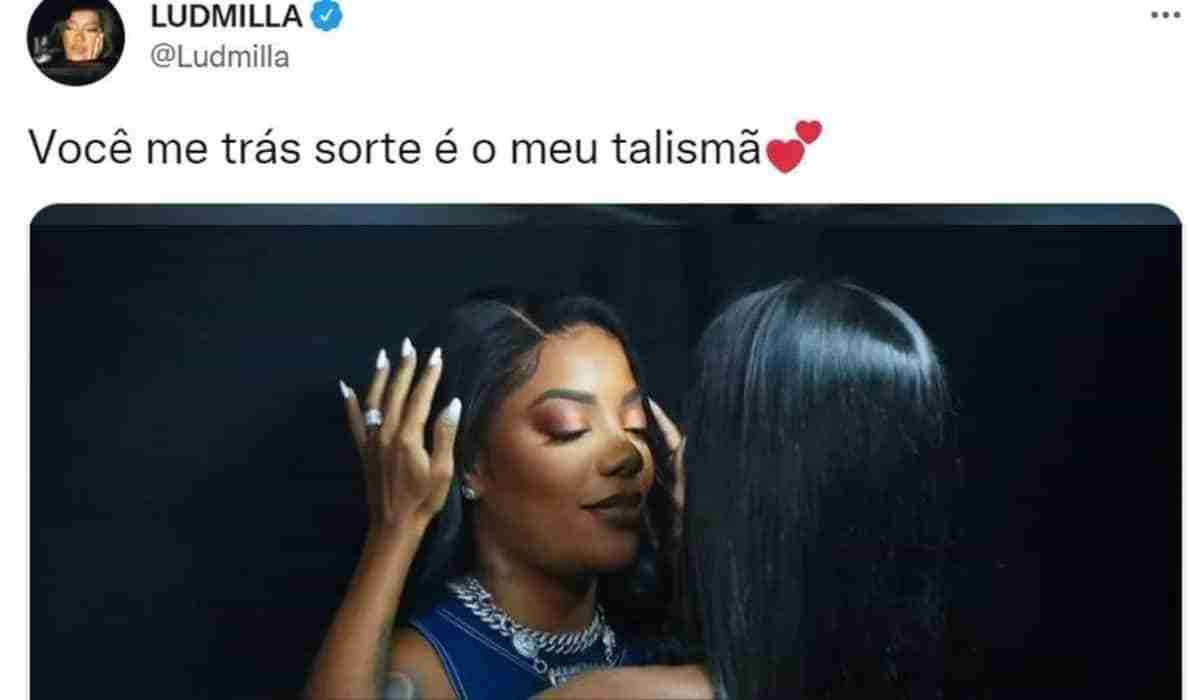Ludmilla comete erro de português e fãs a chamam atenção (Foto: Reprodução/Twitter)