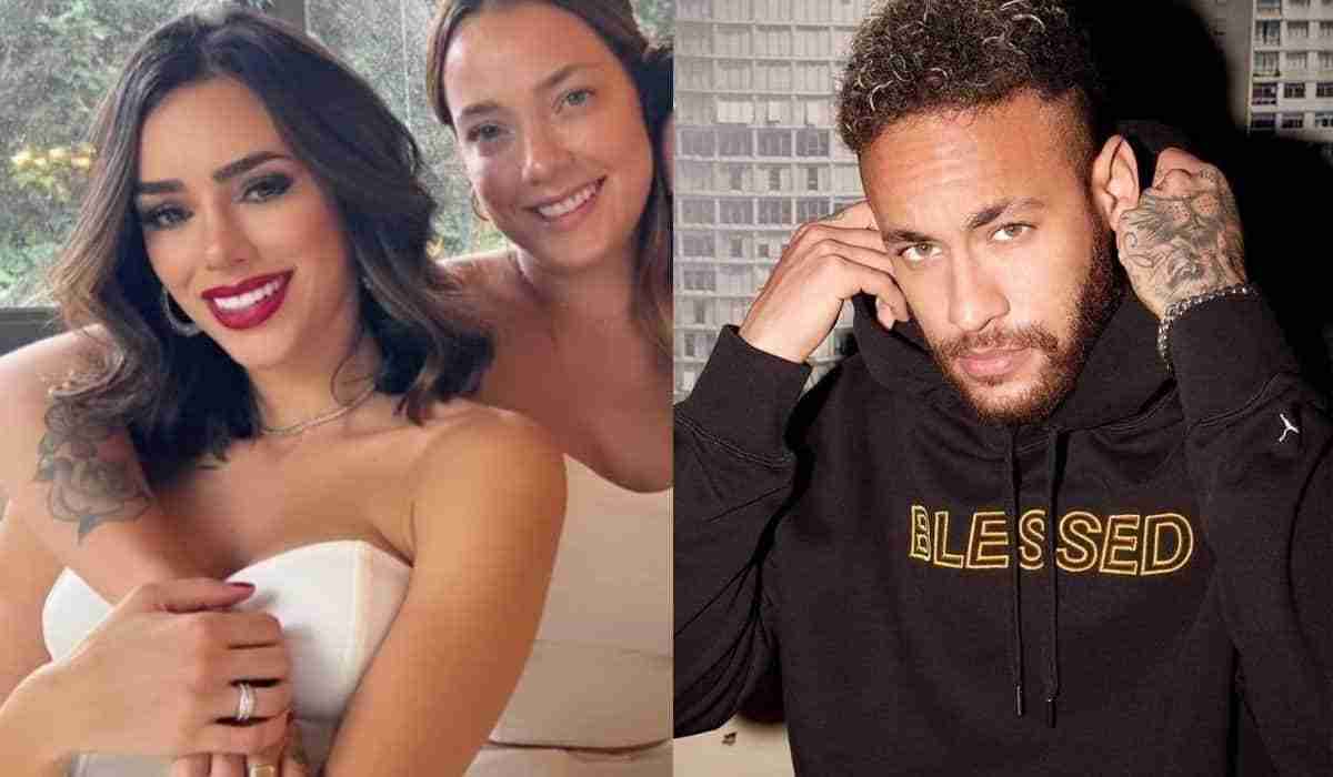 Neymar brinca com looks brancos de Bruna Biancardi e Carol Dantas (Foto: Reprodução/Instagram)