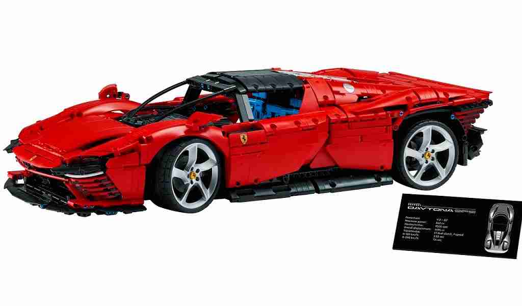 Lego lança kit da Ferrari Daytona SP3 com 3.778 peças