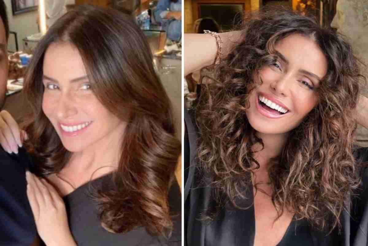 Giovanna Antonelli encanta fãs ao aparecer de cabelo cacheado (Foto: Reprodução/Instagram)