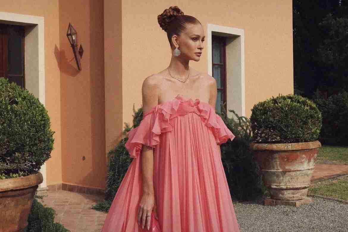 Marina Ruy Barbosa surge de vestido rosa para casamento na Itália: “Deslumbrante” (Foto: Reprodução/Instagram)