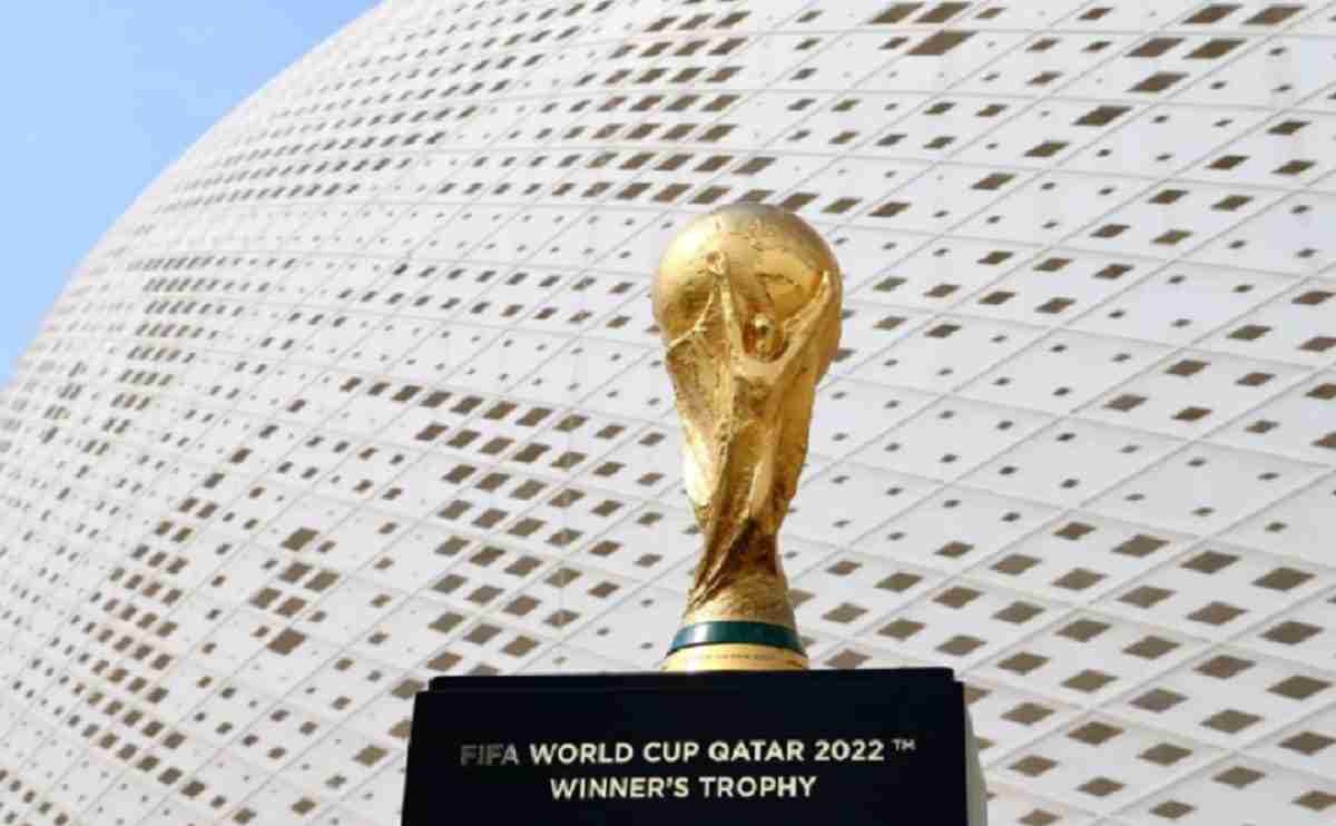 Troféu da Copa do Mundo Qatar 2022. Fotos: Divulgação/ FIFA