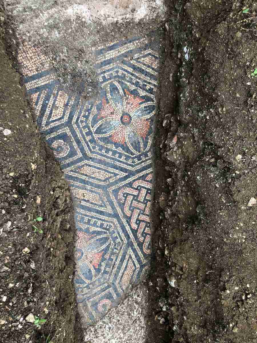Arqueólogos descobrem um impressionante mosaico romano embaixo de vinhedo na Itália