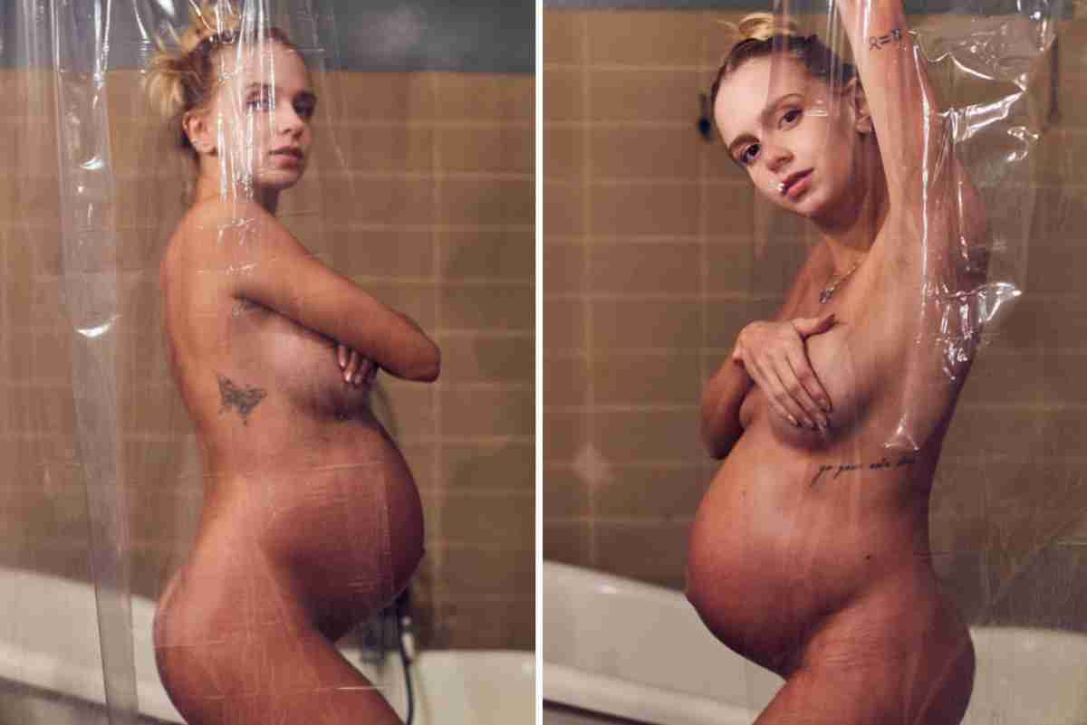 Grávida de gêmeos, Isabella Scherer posa nua e exibe barrigão (Foto: Reprodução/Instagram)