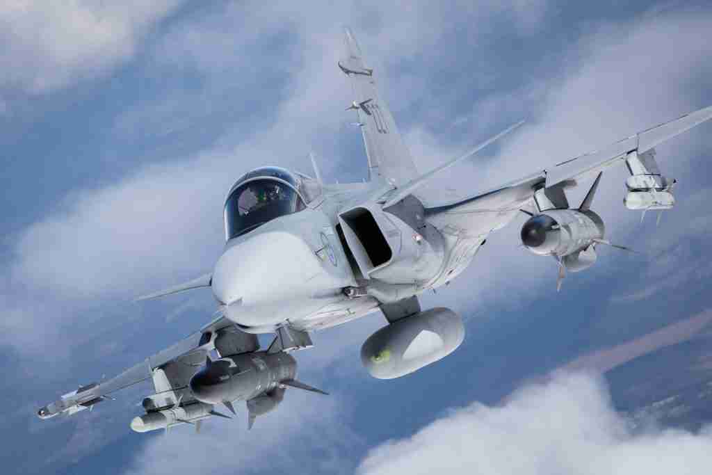 Saab vai modernizar caças Gripen C/D da Suécia