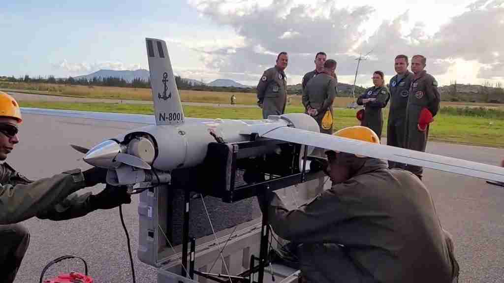 Marinha faz primeiro lançamento de um drone ScanEagle