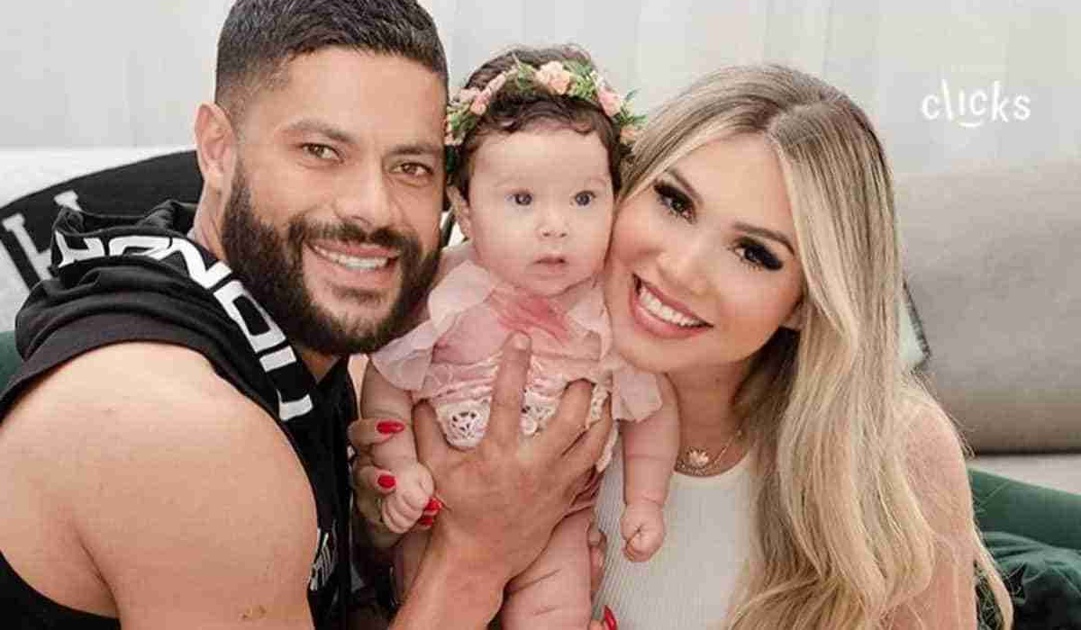Hulk Paraíba e mulher celebram 3 meses da filha: ‘nossa princesa’ (Foto: Reprodução/Instagram)